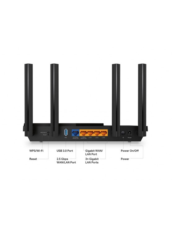 როუტერი: TP-link Archer AX55 Pro AX3000 Multi-Gigabit Wi-Fi 6 Router