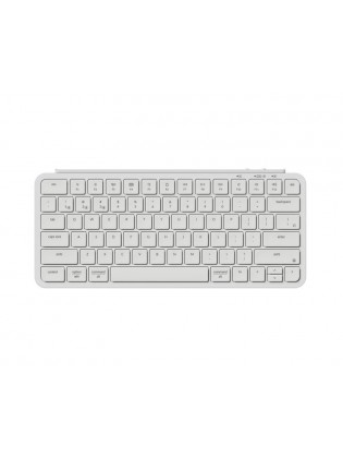 კლავიატურა: Keychron B1 Pro Ultra-Slim Wireless Keyboard Ivory White - B1P-K8