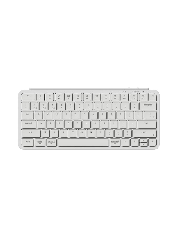 კლავიატურა: Keychron B1 Pro Ultra-Slim Wireless Keyboard Ivory White - B1P-K8