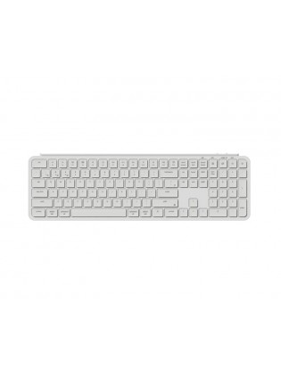 კლავიატურა: Keychron B6 Pro Ultra-Slim Wireless Keyboard Ivory White - B6P-K8