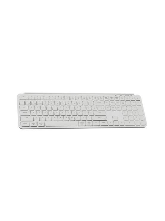 კლავიატურა: Keychron B6 Pro Ultra-Slim Wireless Keyboard Ivory White - B6P-K8