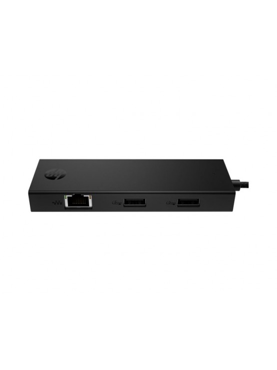 USB ჰაბი: HP Portable 4 Ports USB-C Hub Black - B8SU8UT