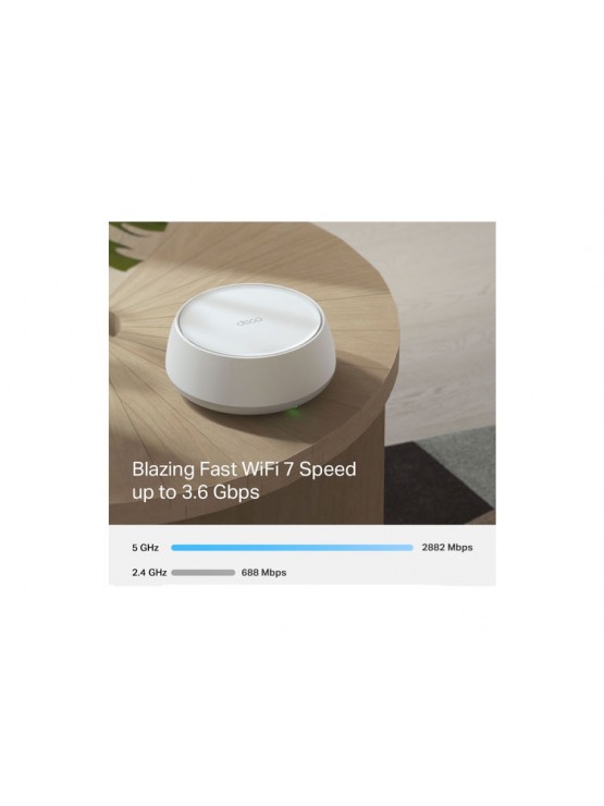 როუტერი: TP-Link Deco BE22 (1-pack) BE3600 Whole Home Mesh WiFi 7 System