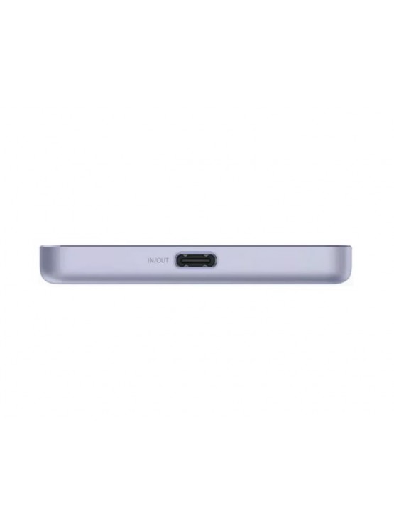 დამტენი: Xiaomi 5000mAh Super Slim Magnetic Power Bank Purple - BHR08PNGL