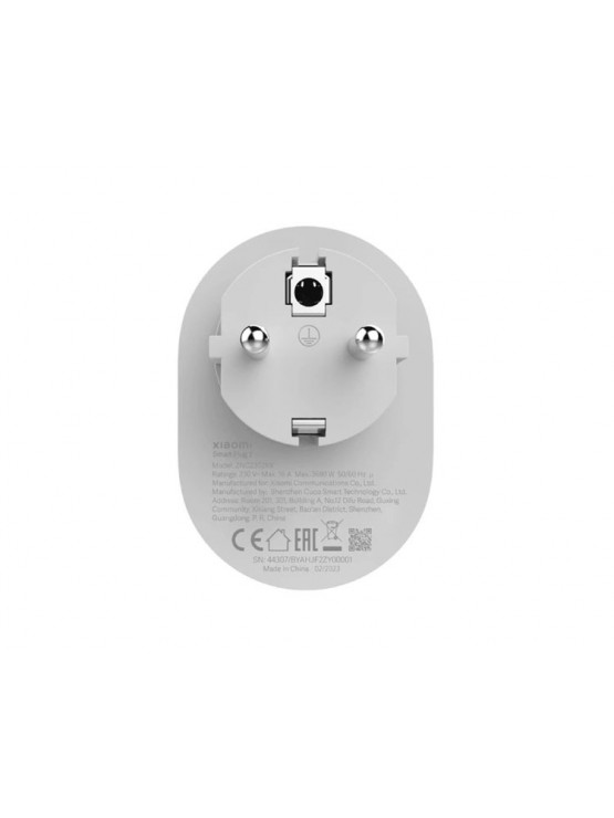 დამტენი: Xiaomi Smart Plug 2 EU 3680W Wi-Fi Bluetooth White - BHR6868EU
