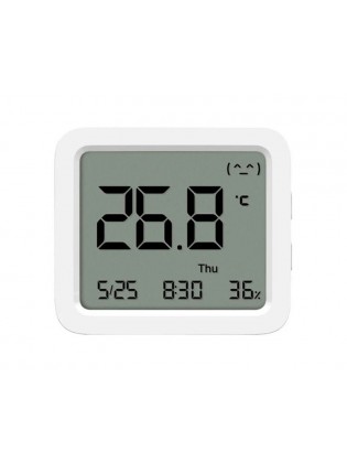 ტემპერატურისა და ტენიანობის მონიტორი: Xiaomi Mi Temperature and Humidity Monitor 3 White - BHR9041GL