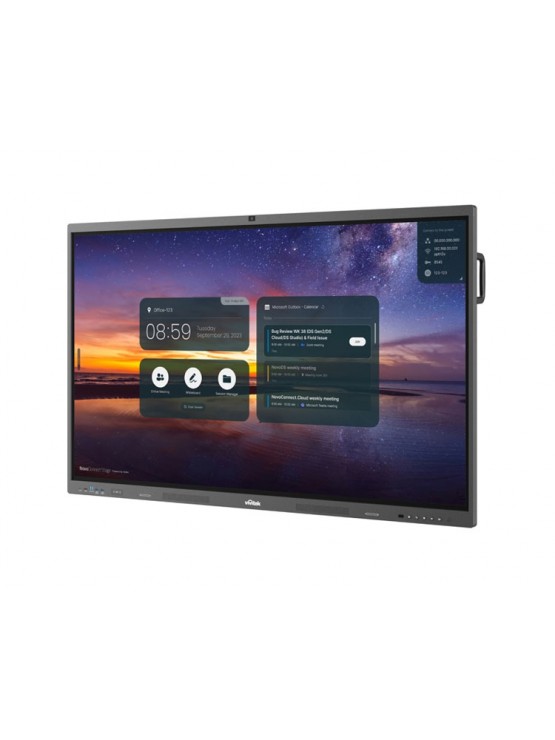 ინტერაქტიული ეკრანი: Vivitek NovoTouch BK752iW 75" 4K UHD 4GB 32GB + PC Module i5-12450H 8GB 256GB SSD