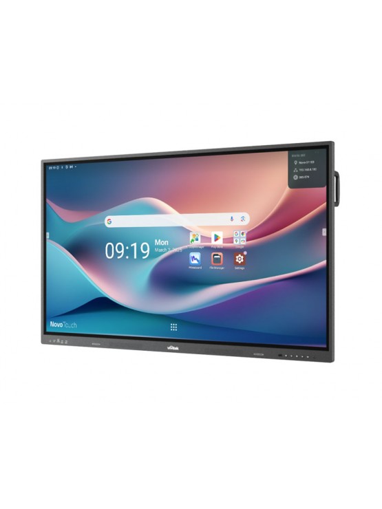 ინტერაქტიული ეკრანი: Vivitek BK863I NovoTouch 86" 4K Android 14 8GB 64GB Smart Board Silver