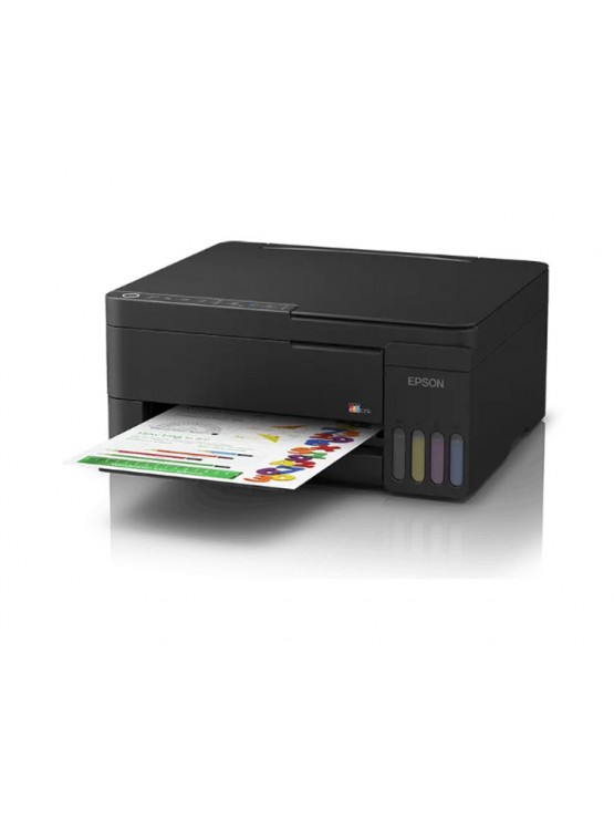 პრინტერი: Epson EcoTank Home L3350 Wi-Fi Multifunction Printer Black - C11CL62413