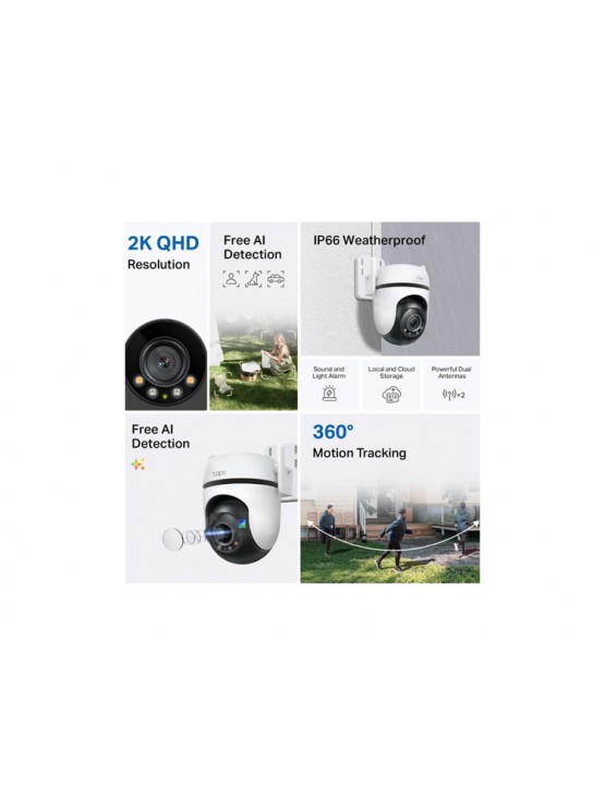 კამერა: TP-Link Tapo C520WS Outdoor Pan/Tilt Security Wi-Fi Camera
