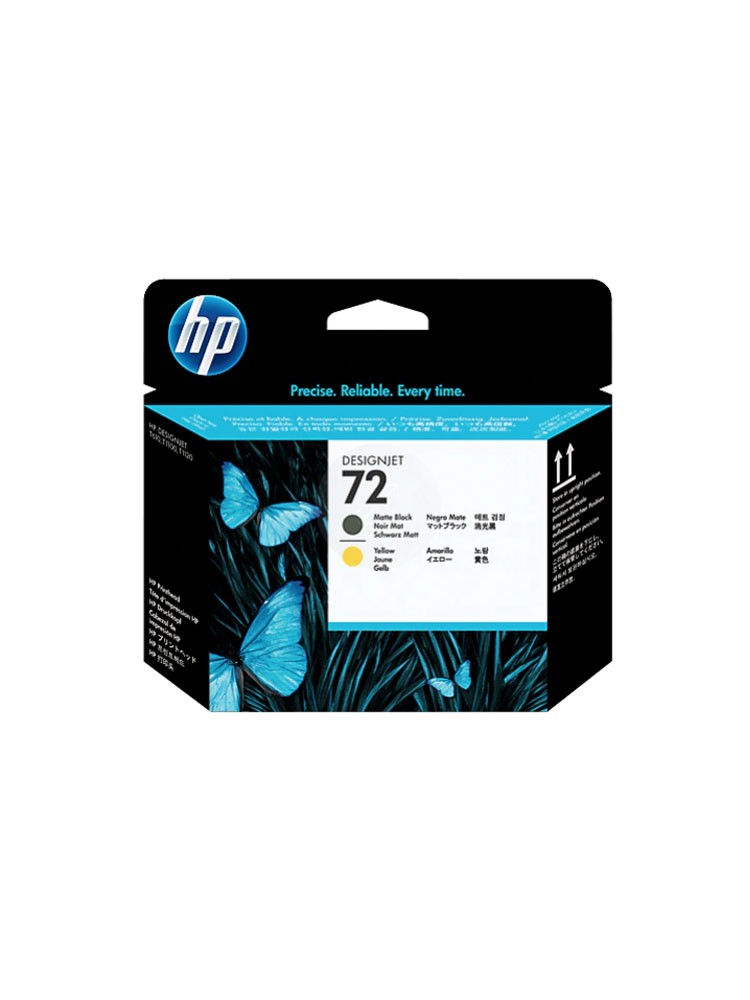კარტრიჯი: HP 72 Original Matte Black and Yellow DesignJet Printhead - C9384A