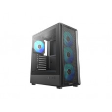 ქეისი: DeepCool CC550 4F 4x120mm ARGB Fans Mid-Tower Black
