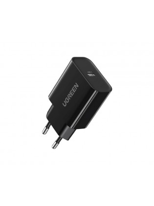 დამტენი: UGREEN CD137 20W Type-C PD 3.0 Fast Charger Black - 10191