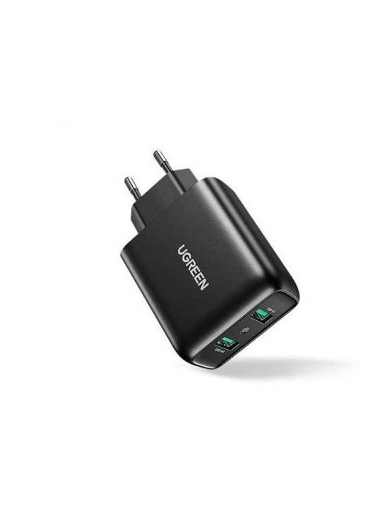 დამტენი: UGREEN CD161 36W USB Fast Charger Black - 10216