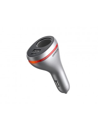 მანქანის დამტენი: UGREEN CD204 60712 84W USB-C USB-A Car Charger Gray