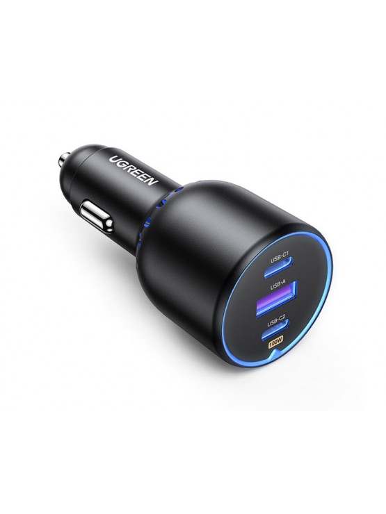 მანქანის დამტენი: UGREEN CD293 90413 130W USB-C Car Charger Black