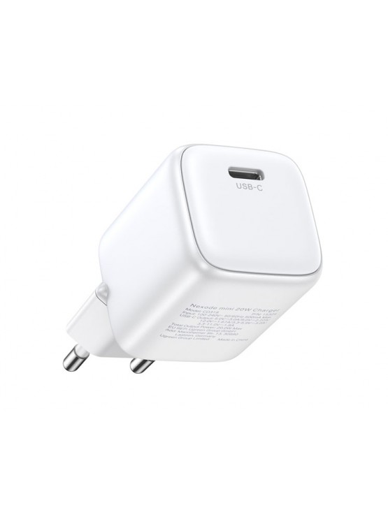 დამტენი: UGREEN CD318 Nexode Mini 20W USB-C White - 15324