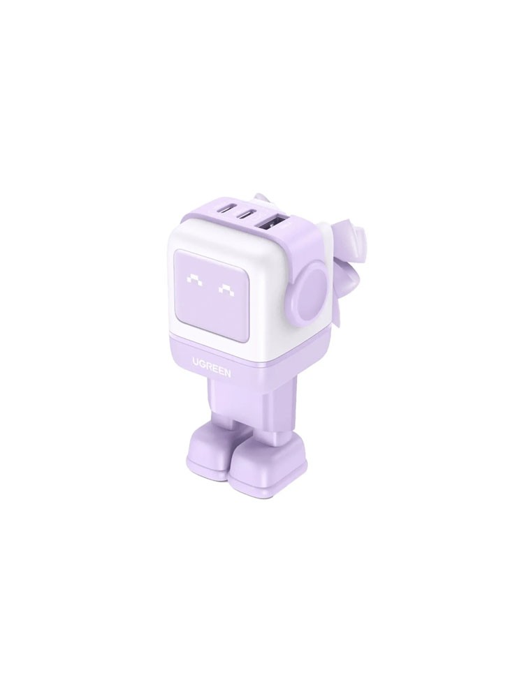 დამტენი: UGREEN CD361 35291 Nexode Uno RobotGaN 65W USB Type-C Purple