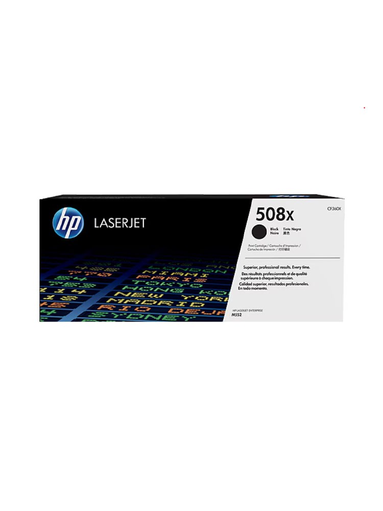 კარტრიჯი: HP 508X High Yield Black LaserJet Toner Cartridge Original - CF360X
