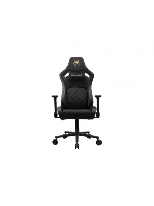 გეიმერული სავარძელი: Cougar Defensor F Gaming chair Black/Gold - CGR-DFF-GLB