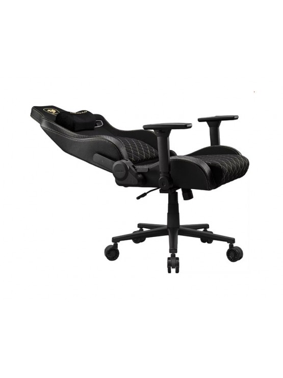 გეიმერული სავარძელი: Cougar Defensor F Gaming chair Black/Gold - CGR-DFF-GLB