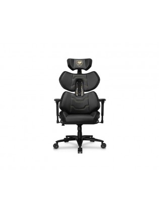 გეიმერული სავარძელი: Cougar Terminator Elite Gold Ergonomic Gaming Chair Black/Gold - CGR-TRE-GLB