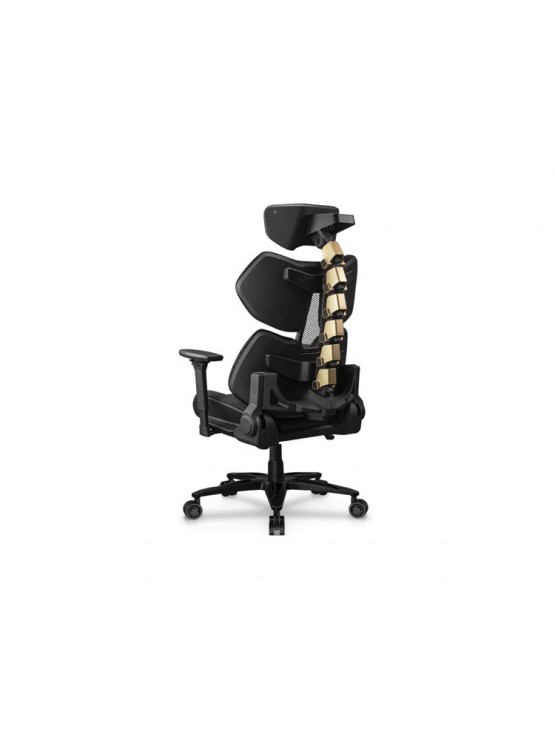 გეიმერული სავარძელი: Cougar Terminator Elite Gold Ergonomic Gaming Chair Black/Gold - CGR-TRE-GLB