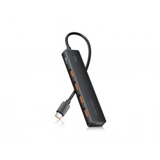 USB ჰაბი: Vention CHJBB 5-in-1 USB 3.2 Gen 2 Hub 10Gbps Data Transfer Black