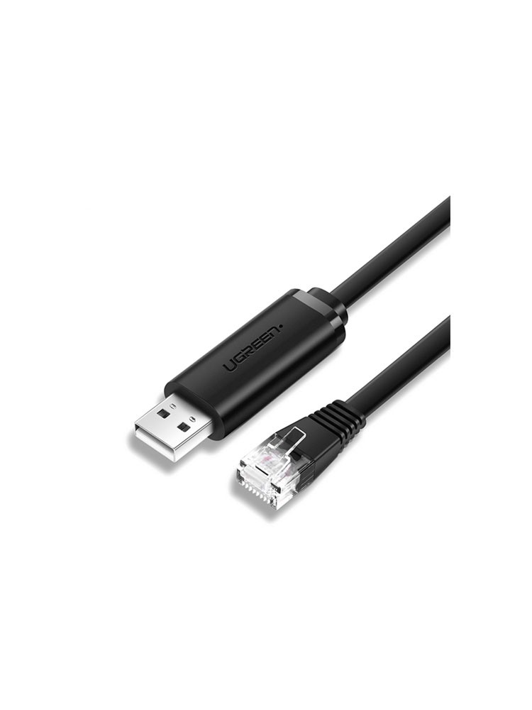 კაბელი: UGREEN CM204 50773 USB to RJ45 USB Cable 1.5m Black