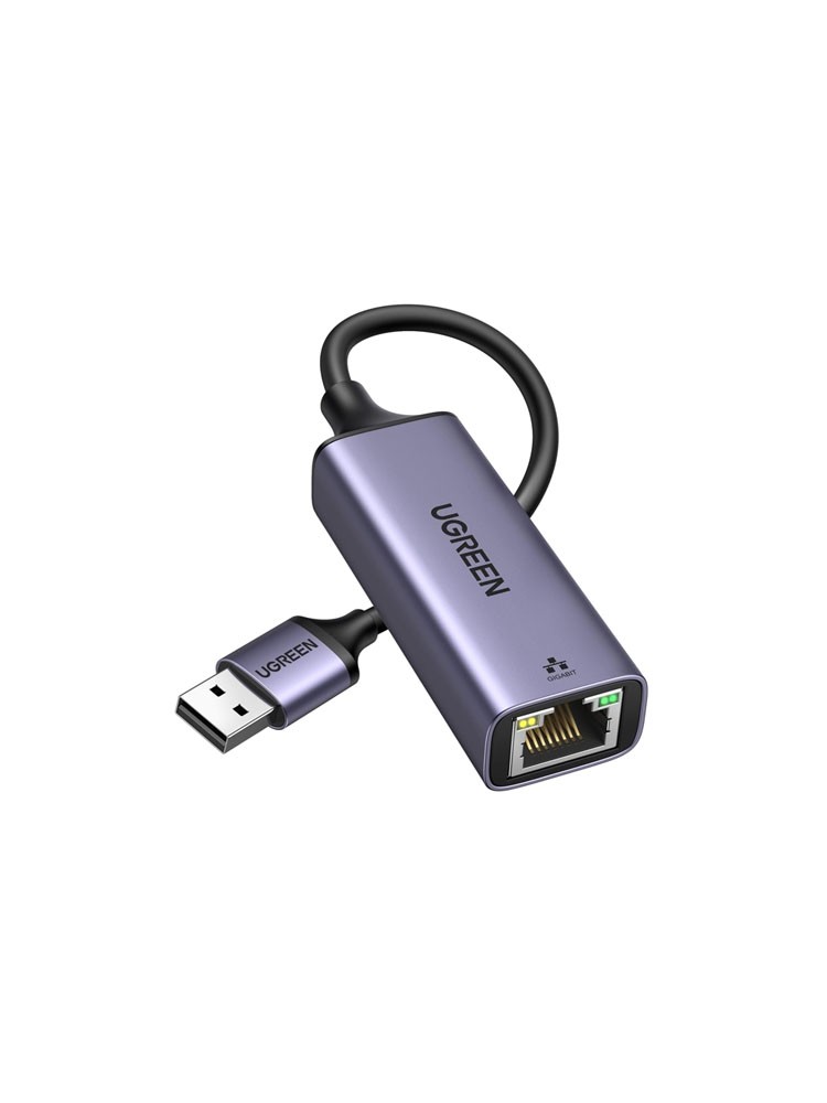 ადაპტერი: UGREEN CM209 USB 3.0 to RJ45 Ethernet Adapter Space Gray - 50922