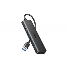USB ჰაბი: UGREEN CM219 UGREEN USB 3.0 4 Ports USB Hub Black - 25851
