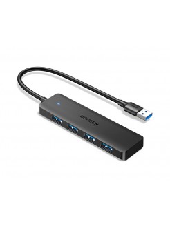 USB ჰაბი: UGREEN CM219 4-Port USB HUB Black - 35574
