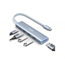 USB ჰაბი: UGREEN CM478 5 in 1 USB Type-C Hub Blue - 35581