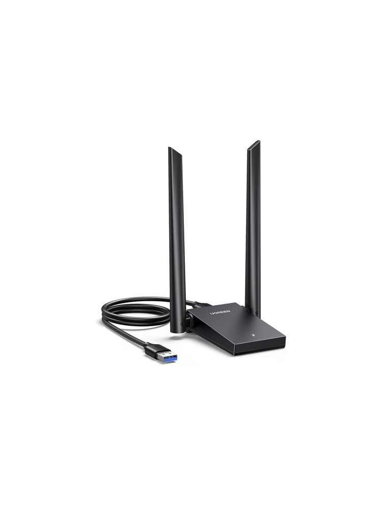 ადაპტერი: UGREEN CM495 AX1800 WiFi 6 Adapter Black - 25226