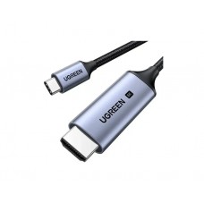 კაბელი: UGREEN CM565 Type-C To HDMI 8K Cable 1m Grey - 35596