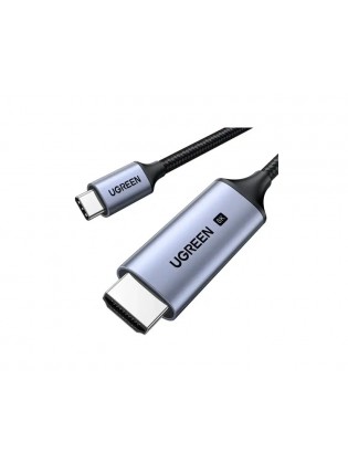 კაბელი: UGREEN CM565 Type-C To HDMI 8K Cable 1m Grey - 35596
