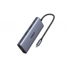 USB ჰაბი: UGREEN CM639 10-in-1 USB-C Hub Grey - 45380