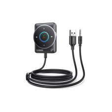 ბლუთუზი: UGREEN CM723 35002 Bluetooth 5.4 Aux Car Adapter Black