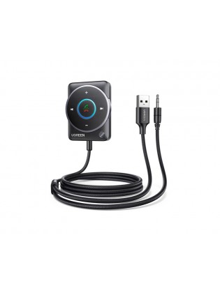 ბლუთუზი: UGREEN CM723 35002 Bluetooth 5.4 Aux Car Adapter Black