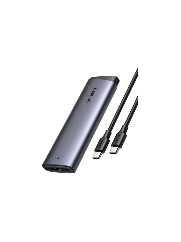 მყარი დისკის ყუთი: UGREEN CM767 M.2 NVMe SSD Enclosure Grey - 35267