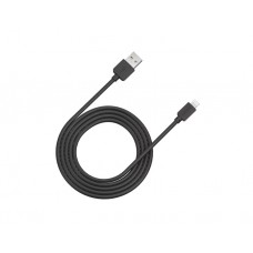 კაბელი: Canyon CFI-1 Lightning Simple Sync&Charge 8-pin Cable 1m Black - CNE-CFI1B