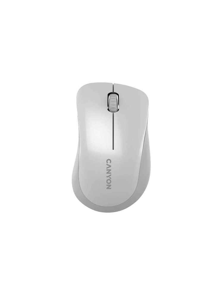 მაუსი: Canyon MW-11 Wireless Pixart White Grey - CNE-CMSW11PW
