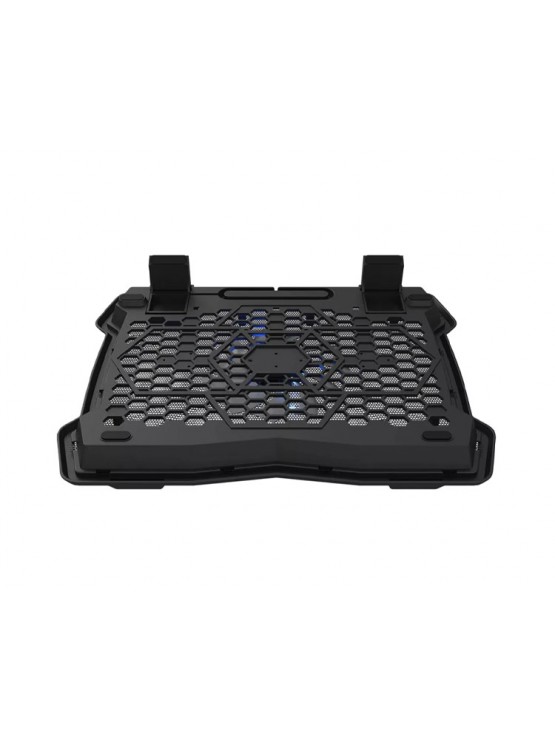 ნოუთბუქის ქულერი: Canyon NS-02 Cooling stand for laptops 15.6 2xUSB 2.0 LED Black - CNE-HNS02