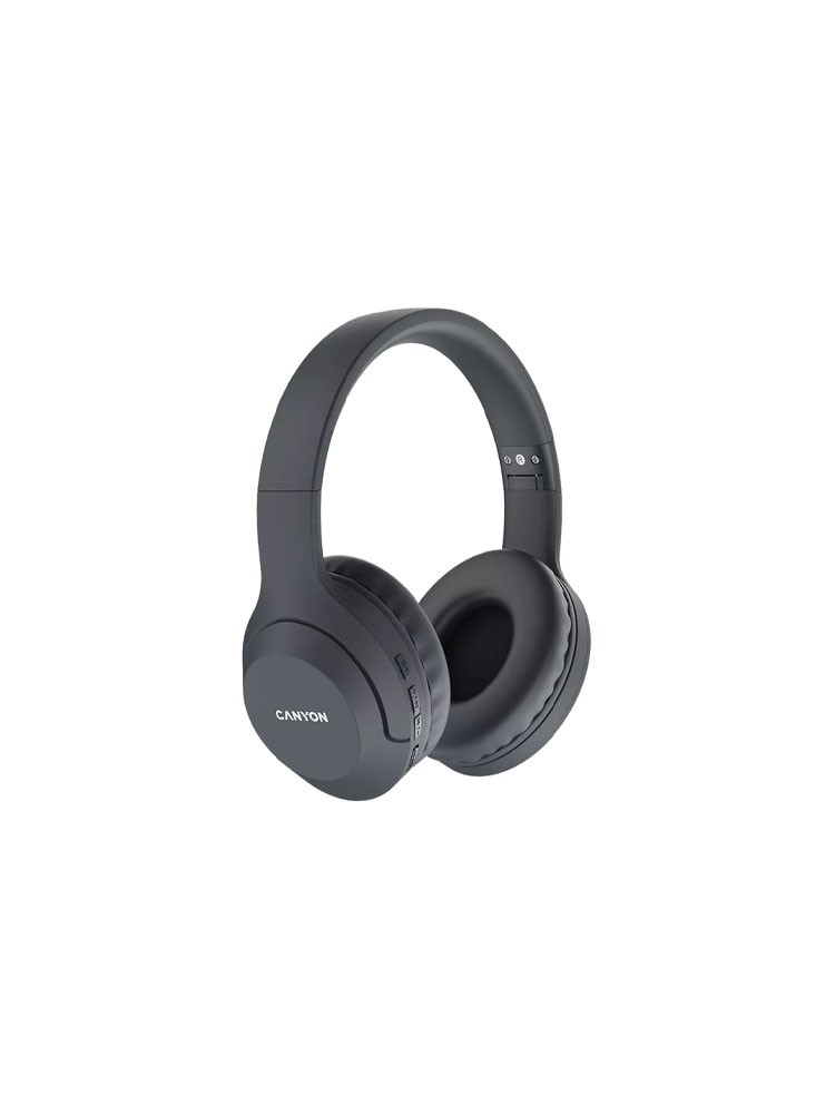 ყურსასმენი: Canyon BTHS-3 Wireless Headphones Dark Grey - CNS-CBTHS3DG