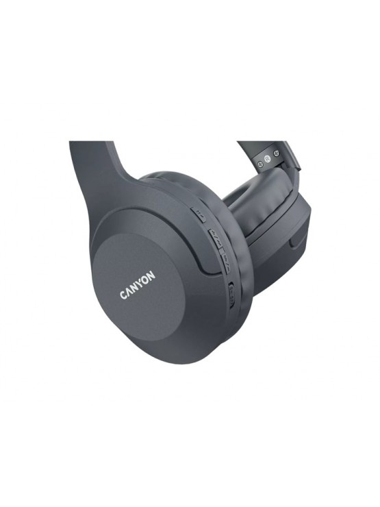 ყურსასმენი: Canyon BTHS-3 Wireless Headphones Dark Grey - CNS-CBTHS3DG