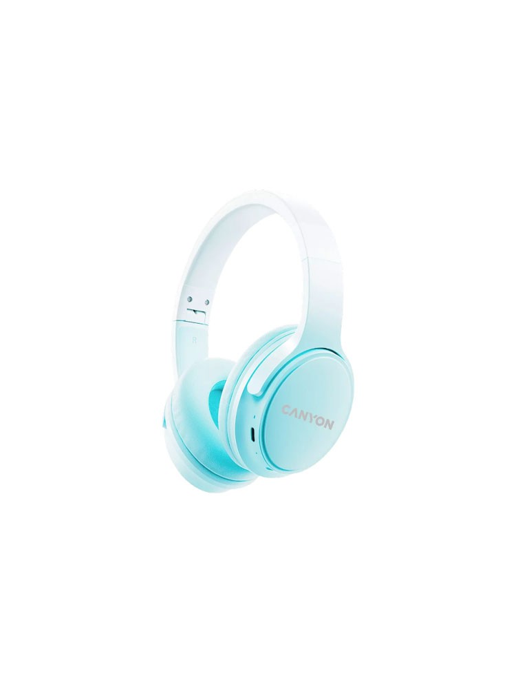 ყურსასმენი: Canyon OnRiff 4 Wireless Bluetooth Over-Ear Headphones Blue - CNS-CBTHS4BL
