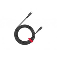 კაბელი: Canyon CC60SC USB-C 60W PD Fast Charger Cable 1.2m Black - CNS-CC60SC12B