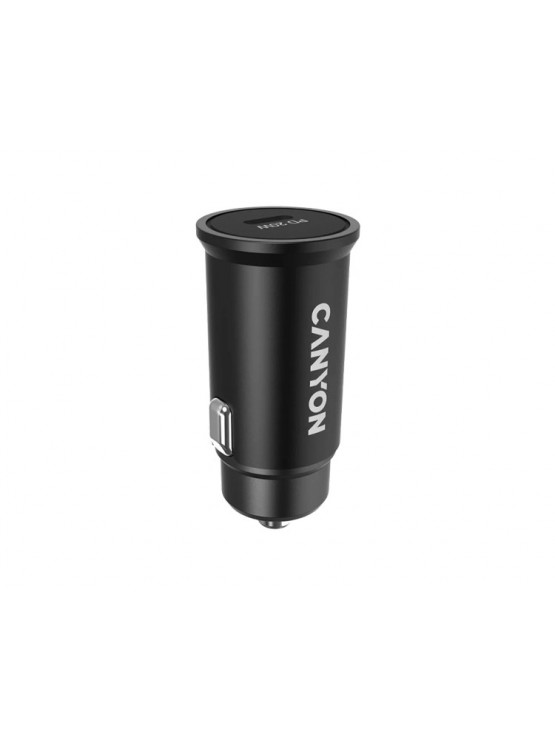 მანქანის დამტენი: Canyon С-20 PD 20W Car Charger Black - CNS-CCA20B