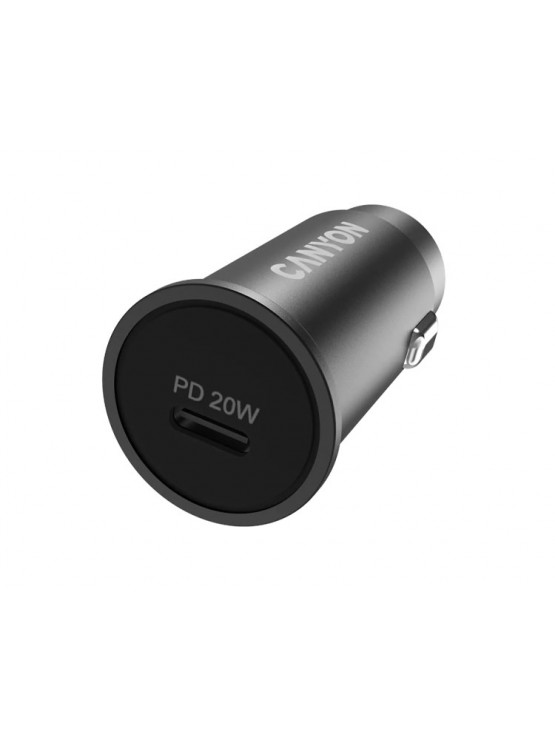 მანქანის დამტენი: Canyon С-20 PD 20W Car Charger Black - CNS-CCA20B