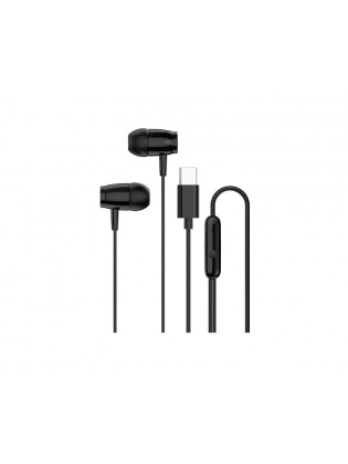 ყურსასმენი: Canyon SEP-5 USB Type-C Wired Earphones Black - CNS-CEP5B